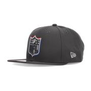 NFL Draft Grafiet Platklep Hoed New Era , Gray , Unisex