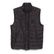 Zwart Gewatteerd Paisley Gilet Jas Etro , Black , Heren