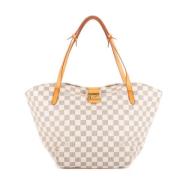 Pre-owned Canvas louis-vuitton-bags Louis Vuitton Vintage , White , Da...