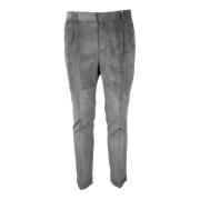 Grijze Stijlvolle Broek Polyester Mix Elastaan Daniele Alessandrini , ...