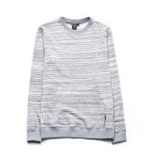 Heren Crewneck Sweatshirt in Sand Iuter , Gray , Heren