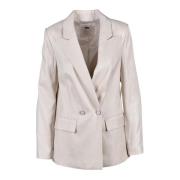 Stijlvolle Jas in Viscose Polyester Mix Guess , White , Dames