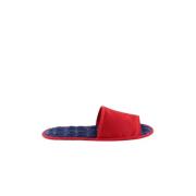 Pre-owned Polyester sandals Christian Louboutin Pre-owned , Red , Dame...