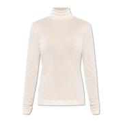 Zijden Turtleneck Hanro , Beige , Dames