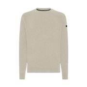 Crewneck Sweater in Engelse ribben RRD , Beige , Heren