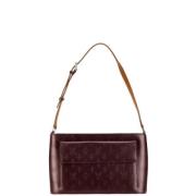 Pre-owned Leather louis-vuitton-bags Louis Vuitton Vintage , Purple , ...