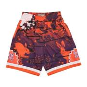 NBA Swingman Basketbalshorts 1991 Mitchell & Ness , Multicolor , Heren