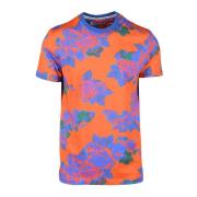 Katoen Elastaan T-shirt Bikkembergs , Multicolor , Heren