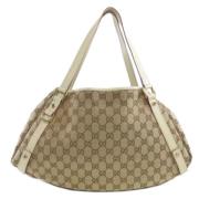 Pre-owned Canvas gucci-bags Gucci Vintage , Brown , Dames