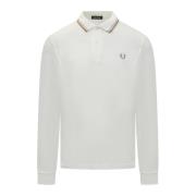 Twin Shirt voor Mannen Fred Perry , Beige , Heren