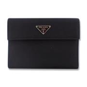 Pre-owned Nylon wallets Prada Vintage , Black , Dames