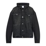 Capuchonjack Vetements , Black , Heren