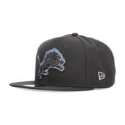 Detroit Lions Concept Graphite Snapback Hat New Era , Gray , Unisex