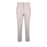 Elegante Polyester Elastaan Broek Patrizia Pepe , Gray , Dames