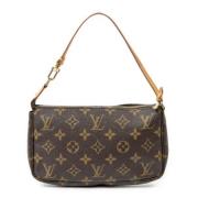 Pre-owned Canvas louis-vuitton-bags Louis Vuitton Vintage , Brown , Da...