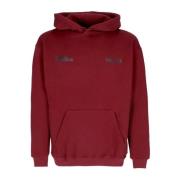 Bordeaux Hoodie Langemouw Sweatshirt Usual , Red , Heren