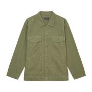 Ribfluwelen overshirt Marc O'Polo , Green , Heren