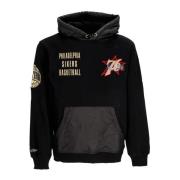 NBA Team Vintage Logo Hoodie Mitchell & Ness , Black , Heren