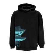 Tokyo Over Hoodie Zwart Heren Dolly Noire , Black , Heren