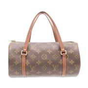 Pre-owned Canvas shoulder-bags Louis Vuitton Vintage , Brown , Dames