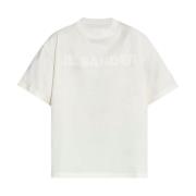 Witte T-shirts en Polos Jil Sander , White , Dames