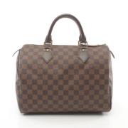 Pre-owned Canvas handbags Louis Vuitton Vintage , Brown , Dames