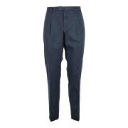 Stretch Katoen Elastaan Broek Briglia , Blue , Heren