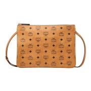 Schoudertasje in Visetos MCM , Brown , Dames