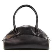 Pre-owned Leather shoulder-bags Prada Vintage , Black , Dames