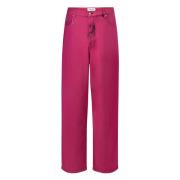 Ruimvallende Baggy Denim Jeans Études , Pink , Heren