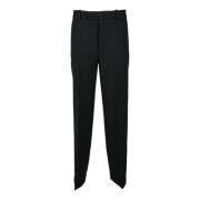 Wollen Blend Broek Róhe , Black , Dames