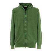 Heren hoodie met rits Cashmere Company , Green , Heren