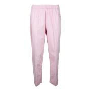 Katoenen Casual Broek Semicouture , Pink , Dames