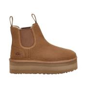 Warme en trendy Chelsea-laarzen UGG , Brown , Dames