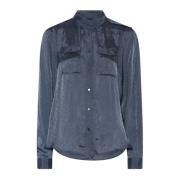 Vintage Indigo Stijlvolle Shirt Bruuns Bazaar , Blue , Dames