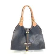 Pre-owned Leather shoulder-bags Loewe Pre-owned , Black , Dames