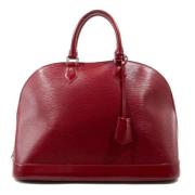 Pre-owned Leather louis-vuitton-bags Louis Vuitton Vintage , Red , Dam...