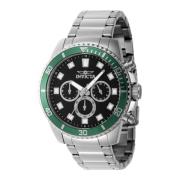 Pro Diver Quartz Horloge - Zwarte Wijzerplaat Invicta Watches , Gray ,...