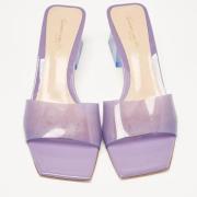 Pre-owned Fabric sandals Gianvito Rossi Pre-owned , Purple , Dames