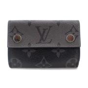 Pre-owned Canvas wallets Louis Vuitton Vintage , Black , Dames