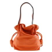 Pre-owned Fur shoulder-bags Loewe Pre-owned , Orange , Dames