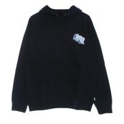 Navy Hoodie met lange mouwen en kangoeroezak HUF , Blue , Heren