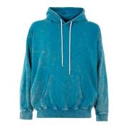 Blauwe Katoenen Sweatshirt voor Mannen Diesel , Blue , Heren