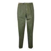 Katoen Elastaan Broek Re-Hash , Green , Heren