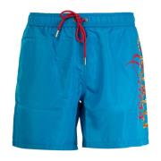 Boxer Stijl Herenzwemkleding Cavalli Class , Blue , Heren