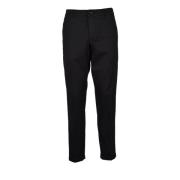 Katoenmix Pantalone Broek Department Five , Black , Heren