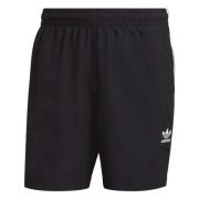 3-Stripes Zwemshorts Adidas , Black , Heren