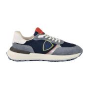 Leren Sneakers met Rubberen Zool Philippe Model , Blue , Heren