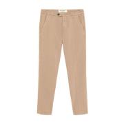 Slim Fit Gabardine Jeans Roy Roger's , Brown , Heren