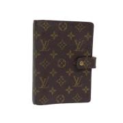 Pre-owned Canvas home-office Louis Vuitton Vintage , Brown , Dames